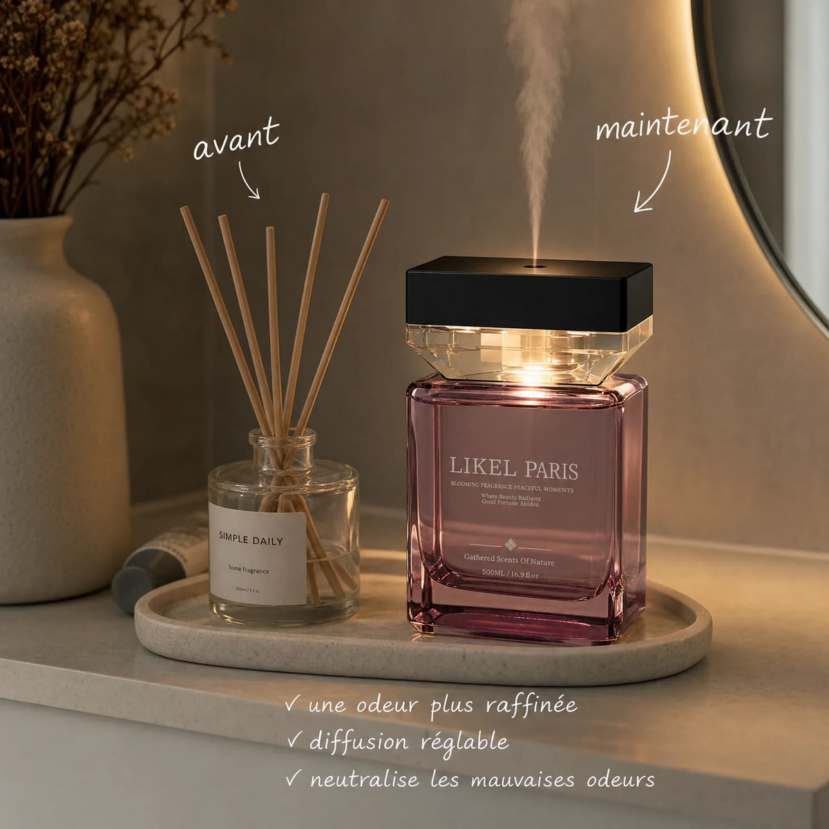 Diffuseur de brume parfumée de luxe